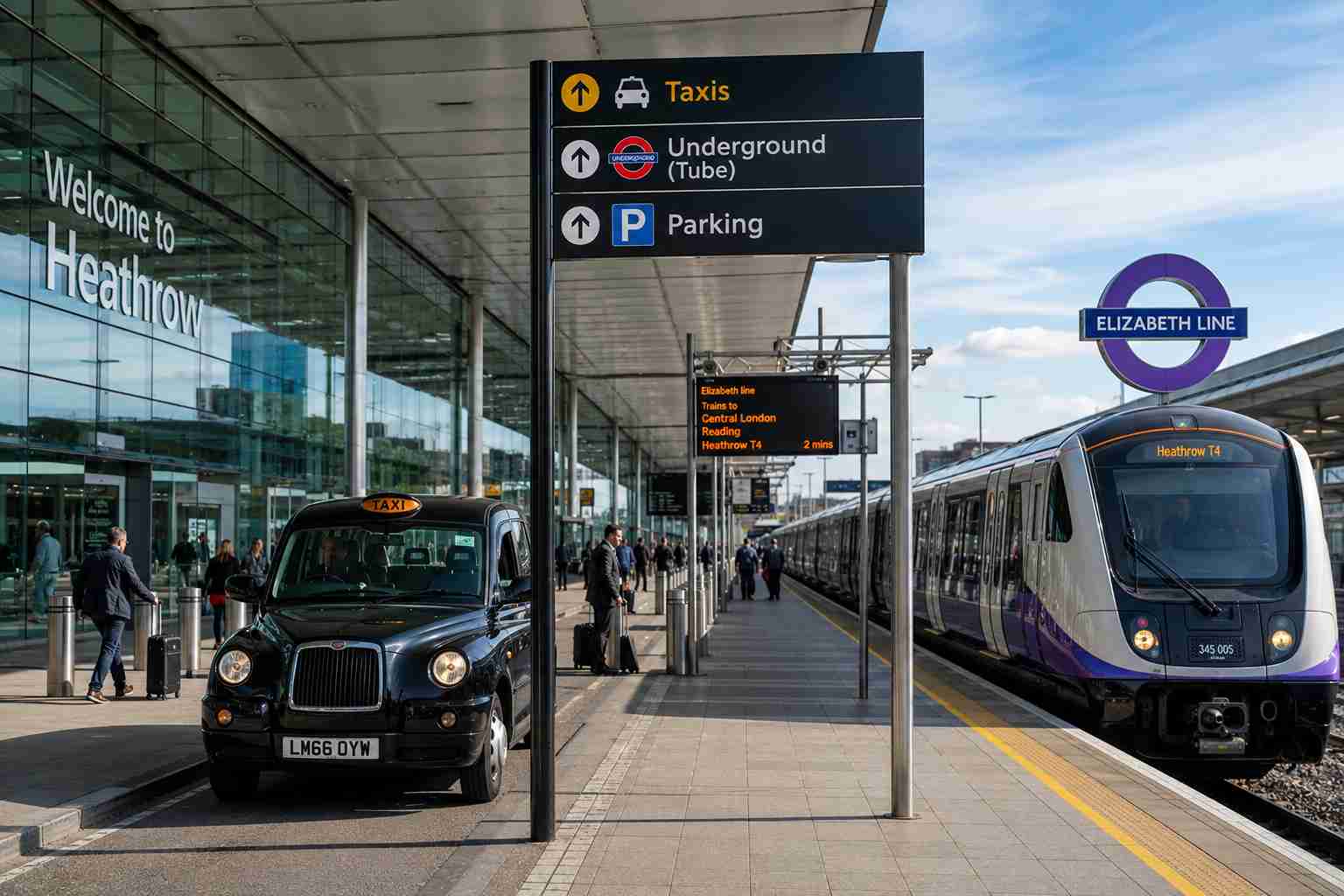 Getting to Heathrow Made Easier A Guide to Trains, Tube, Taxis and Parking